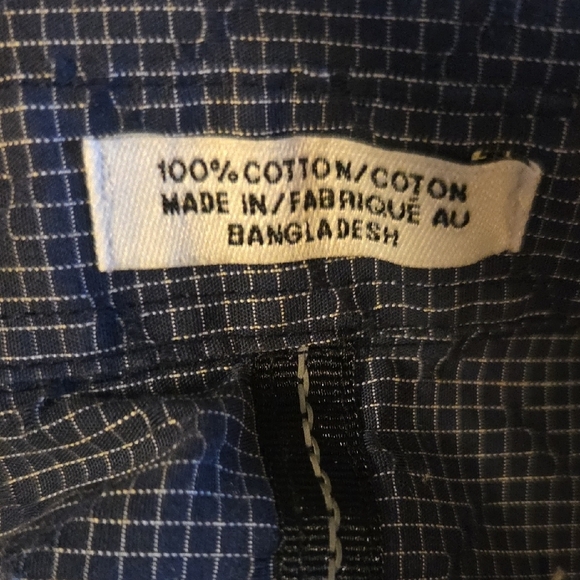 Calvin Klein Navy Patterned Short Sleeve Shirt - Picture 3 of 5